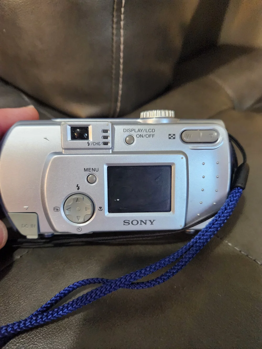 Vintage Sony Cyber-shot Compact Digital Camera - Silver Needs Charger